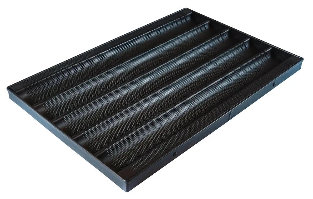 Противень для багетов тефлоновый 5 секций Danler GS14201, 400x600x30